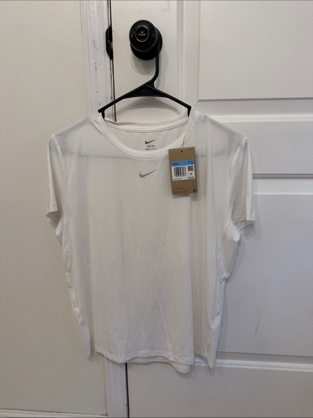 Nike Women’s White Short Sleeve Dri-FIT Training Tee